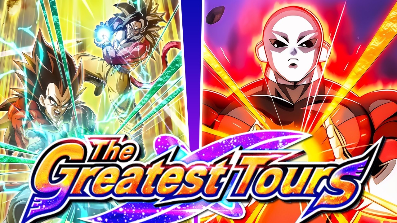 NO ITEM RUN! LR INT SSJ4 VEGETA + SSJ4 GOKU VS. JIREN! THE GREATEST TOURS! (DBZ: Dokkan Battle)