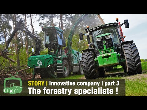 Galle GmbH Part 3 | Forestry | Claas Xerion | Tiger TCi harvester & forwarder | Wood fuel