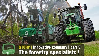 Galle GmbH Part 3 | Forestry | Claas Xerion | Tiger TCi harvester &amp; forwarder | Wood fuel