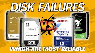 Comparing Seagate vs Western Digital (WD), Toshiba and HGST hard disk failure rates and lifespans.