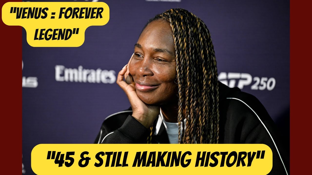 “Venus Williams Makes WTA History at 45 💜  Oldest Match Ever Despite Hobart Loss”