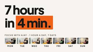 7 Days of Deep Work: 1 Hour a Day, Every Day (Full Week in 4 Minutes)