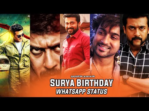 Surya Birthday whatsapp status ❤️🎧✨ | Happy Birthday Surya  | Dhoni augustin