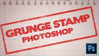 Photoshop Tutorial: Grunge Rubber Stamp (easy)