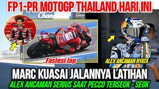 Fp1-Practice Motogp Thailand 2026💥MARQUEZ Menggila Saat PECCO Terseok-seok💥Alex Ancaman Serius MARC