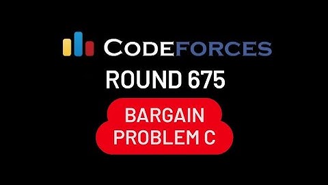 C. Bargain |  Codeforces Round #675 (Div. 2)