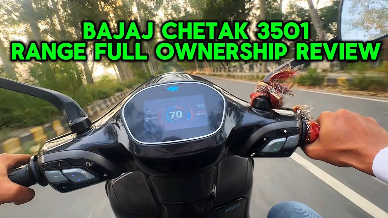 Bajaj chetak 3501 Range Full Ownership Review// Top Speed test Ride Test Full Ownership Review  3501