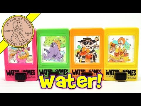Water Games 1991 Toy Set, McDonald's Retro Happy Meal Toy Series