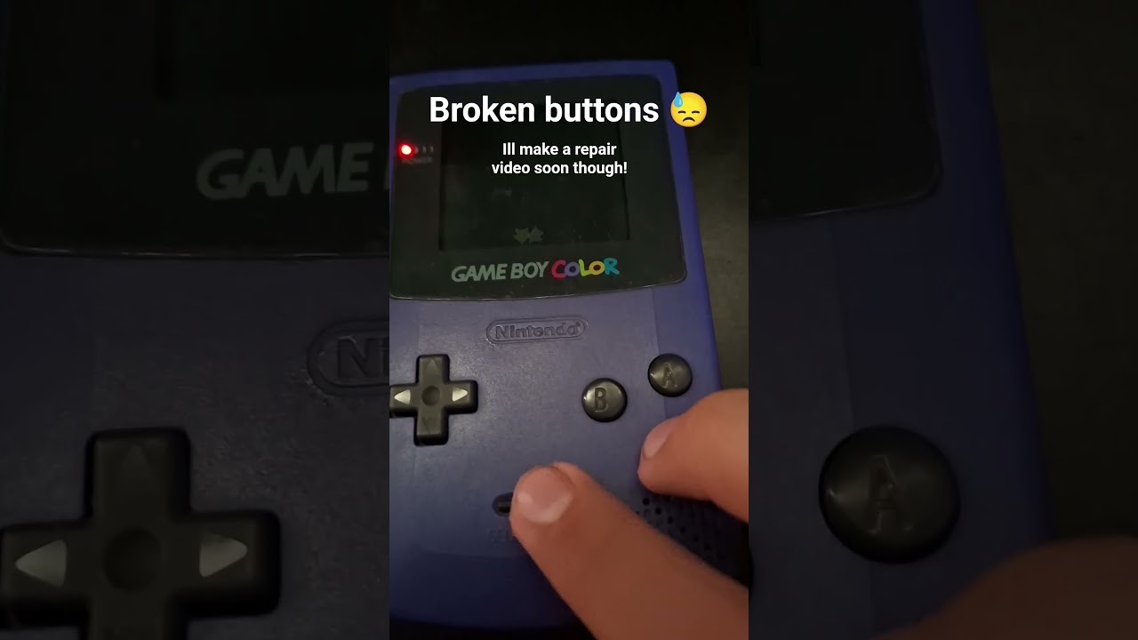 Gameboy Colour woth broken buttons?? 😓 