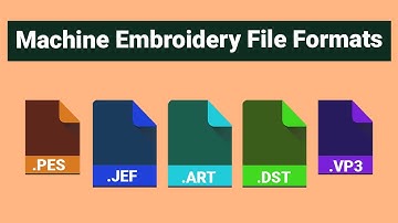 Machine Embroidery File Formats | Best Machine Embroidery Software | Zdigitizing