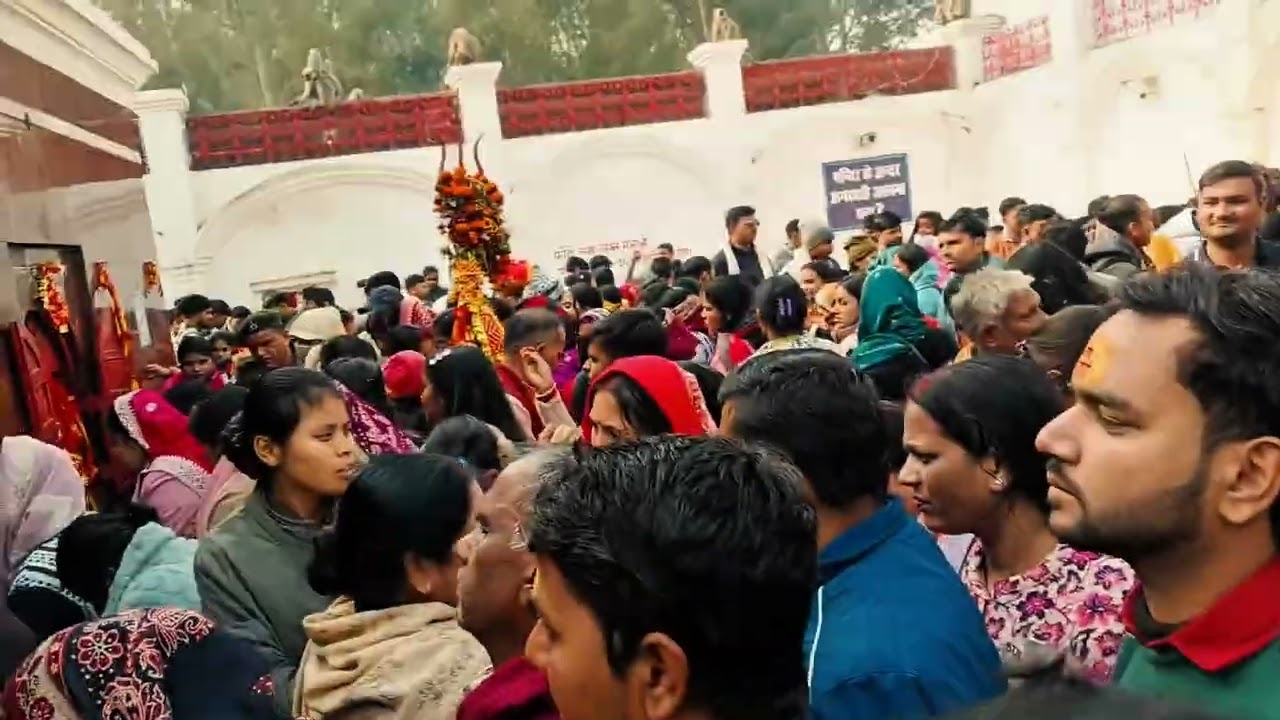 2026 thave Mandir me bheed 😱😱. ll 01/01/2026 ka thave Mandir video 
