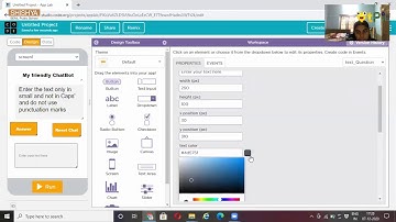 App Lab, Chat Bot Project by KenishaSree I Coding & Robotics with QtPi