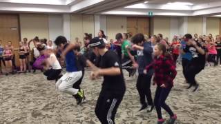 Hip Hop routine at Dance Attack Workshop London 2016
