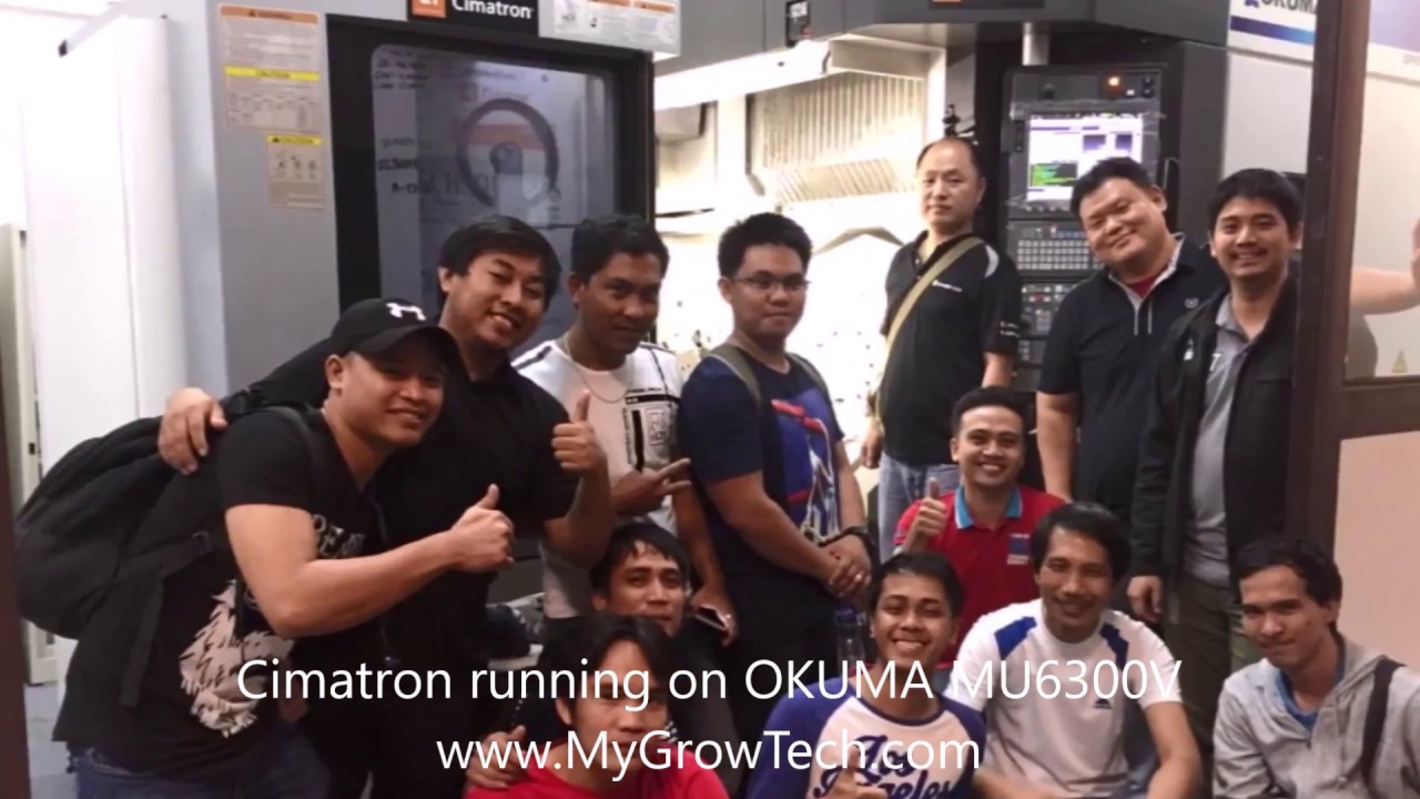2018-09-19 Cimatron running on OKUMA MU6300V by MygrowTech