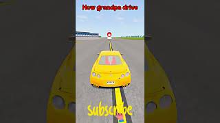 How Family Drives   The Funniest Car Challenge Ever   Beamngdrive shorts beamng usa