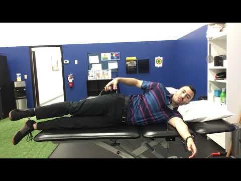 Side lying hip abduction