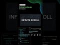 Infinite Scrolling Background Trick! 🎮✨ (Games &amp; Websites | CSS+JS) #shorts #webdesign #cssanimation