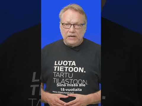 Alle 18-vuotiaiden määrä putosi alle miljoonan