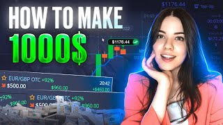 HOW TO MAKE 1000$ - EVERY TRADE IS PROFITABLE | Binary Options Strategy | Best Pocket Option Method