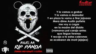 Rip Panda Anuel Aa Letra Tiraera A Almighty