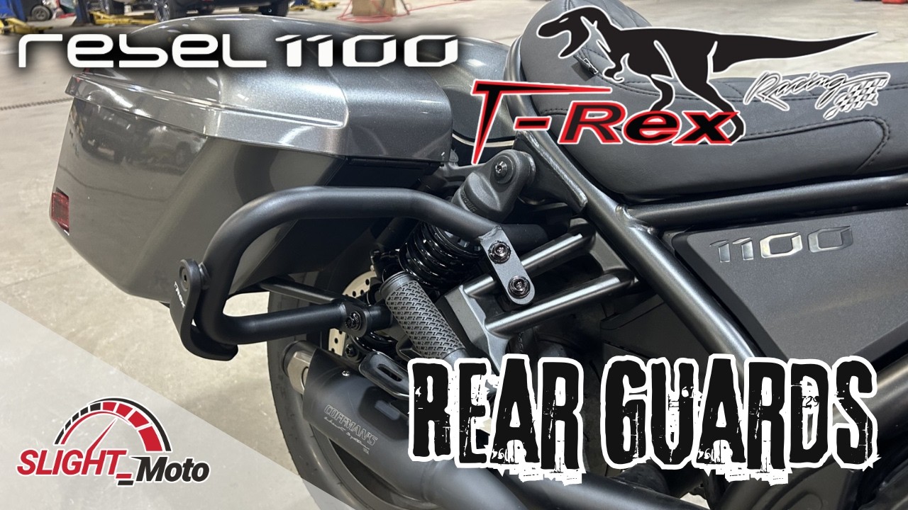 Protect Your Rebel 1100T NOW - T-Rex Luggage Guard Crash Cages Install
