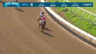 Holmby wins the Sorrento Stakes G.III race 6 at Del Mar 8/9/26