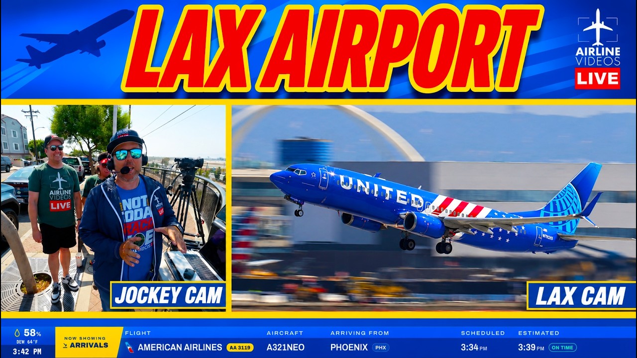 š“LIVE LOS ANGELES (LAX) AIRPORT ACTION! (August 9th, 2026)