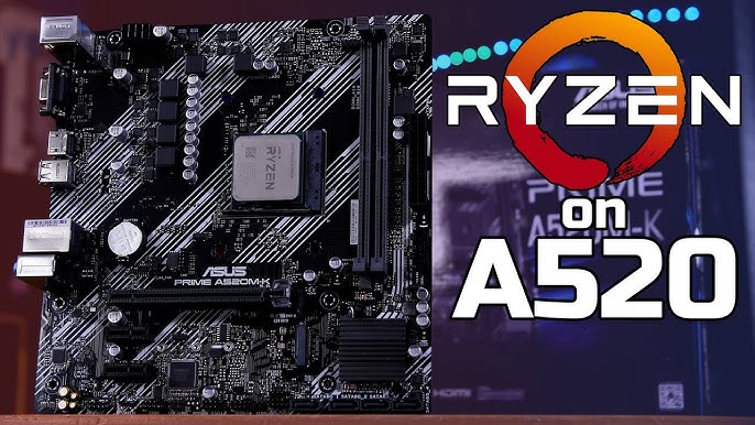 Carte Mère Asus Prime A520M-K mATX AM4 DDR4 90MB1500-M0EAY0