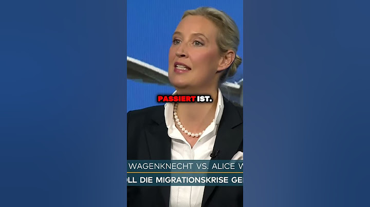Alice Weidel und Sahra Wagenknecht zur Rückführung von Migranten @WELTVideoTV