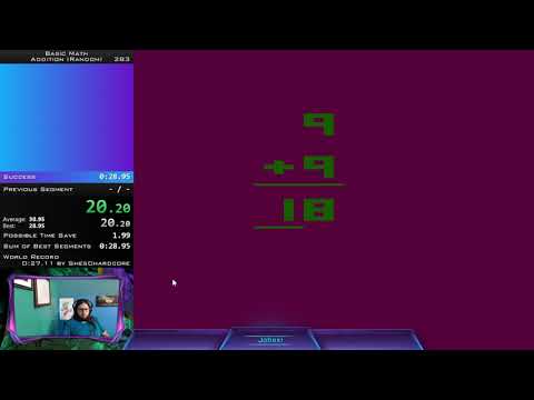 Speedrun: Basic Math, Random Addition