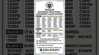 VU Assignment Solutions, Assignment, quiz, gdb, #assignment #vuassignment #vuquiz #vugdb