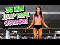 30 Minute Fat Burning Jump Rope Workout At Home