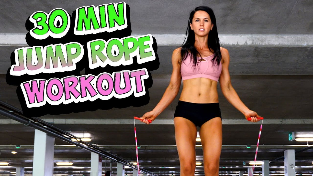 30 Minute Fat Burning Jump Rope Workout At Home