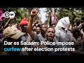 Protests erupt in Tanzania after main opposition candidate is disqualified from election | DW News