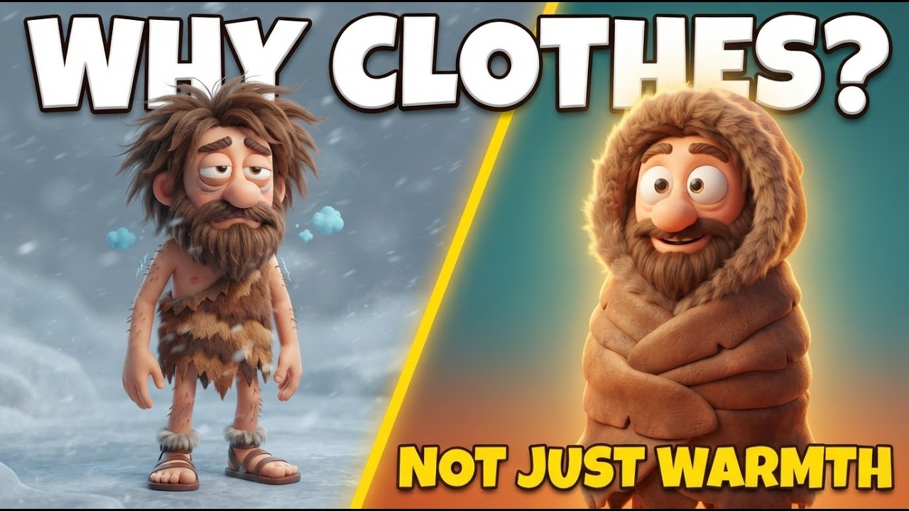 Why Ancient Humans Really Started Wearing Clothes - YouTube