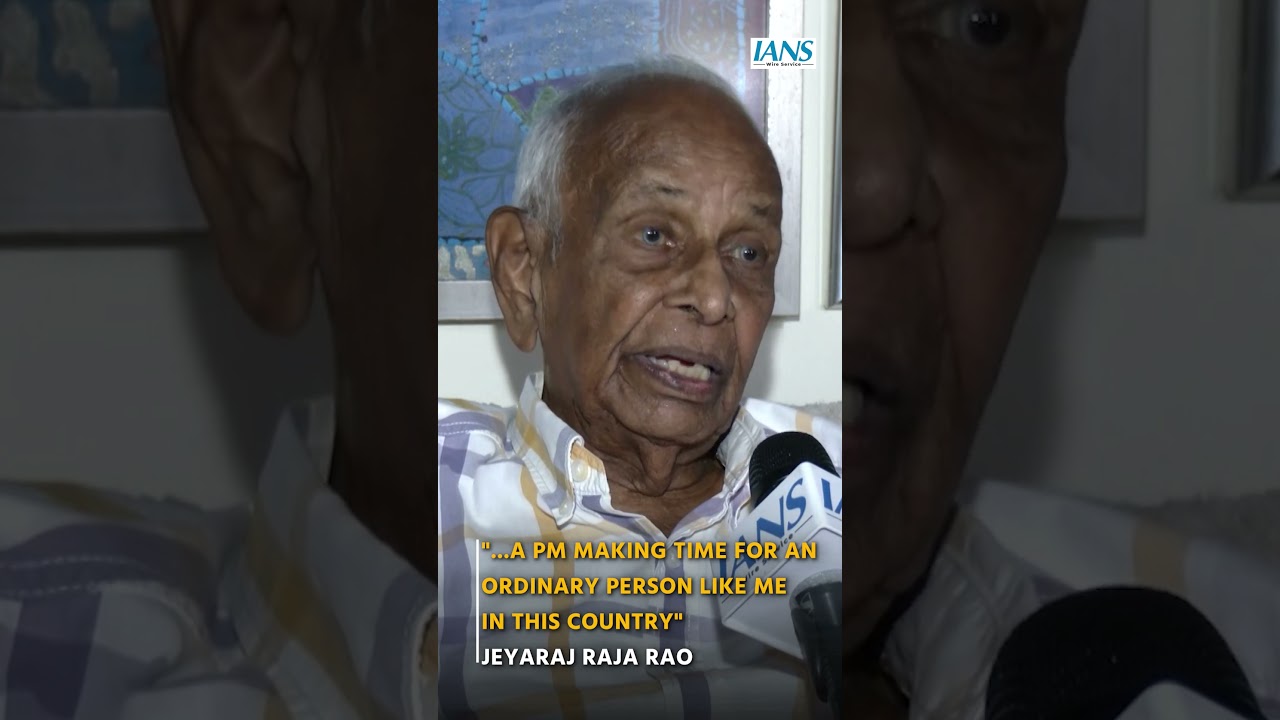 "...a PM making time for an ordinary person like me in this country" INA veteran Jeyaraj Raja Rao