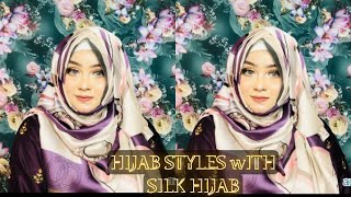 Silk Hijab Styles Hijab Tutorial 2021 Arohi Islam J