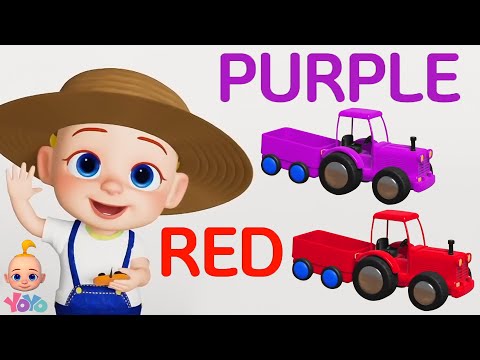 Sonidos Del Tractor Y Colores Canción Divertida Para Niños Y Más Canciones Infantiles