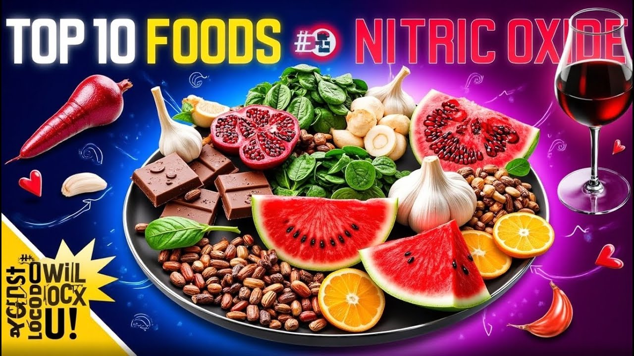 Top 10 Foods that Naturally Boost Nitric Oxide | How to Improve Nitric