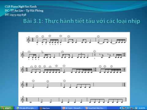 Video Cách đọc bản nhạc - Bài 3.1 thực hành tiết tấu với các... - youtube
