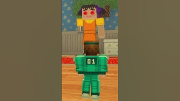 Squid Game | pixel gun 3D Red Light!!! #pixelgun3d #squidgame #minecraft #shorts