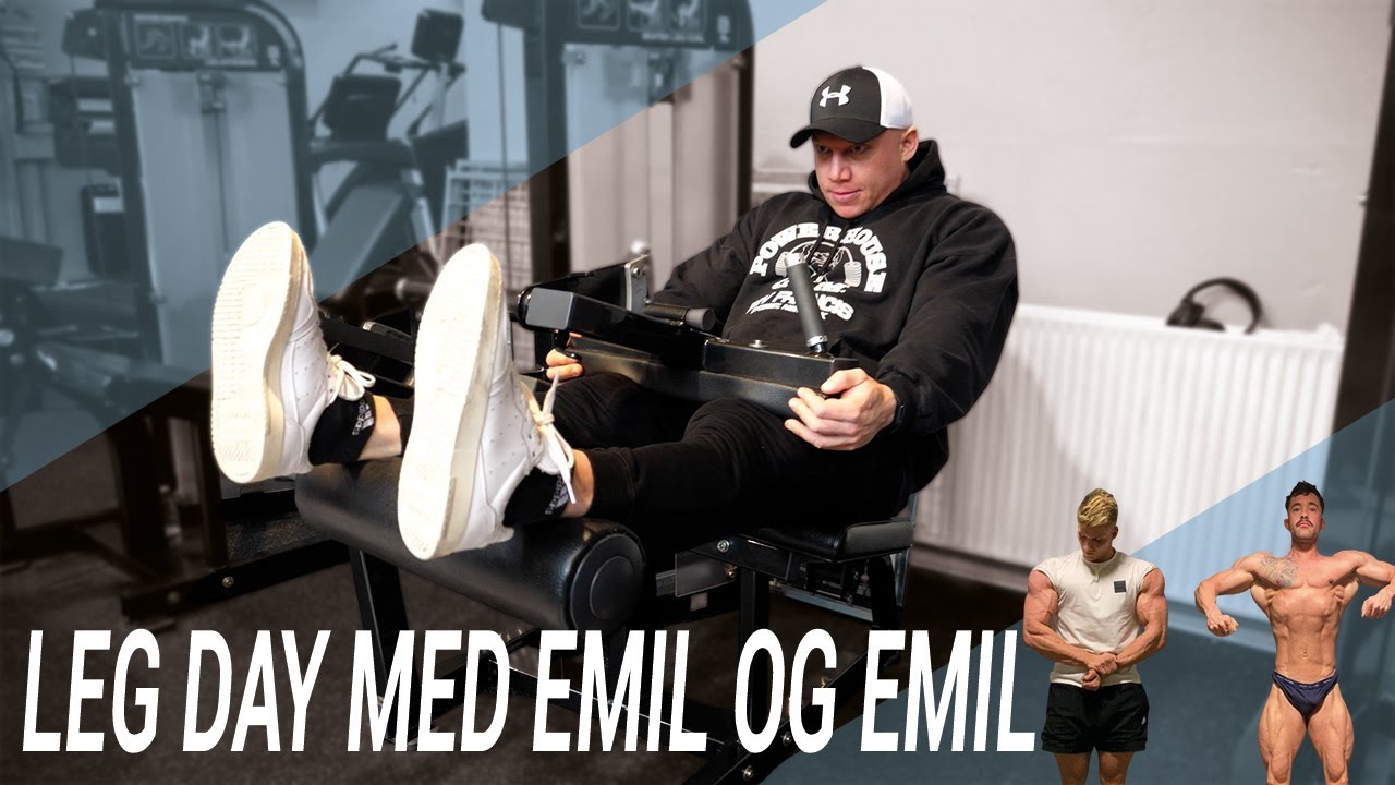 OFF-SEASON BEN TRÆNING! 🔥 Sådan har jeg aldrig trænet ben før! Se hele programmet med Emil og Emil!
