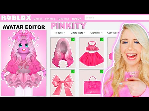USING ONLY PINK TO MAKE A ROBLOX ACCOUNT!