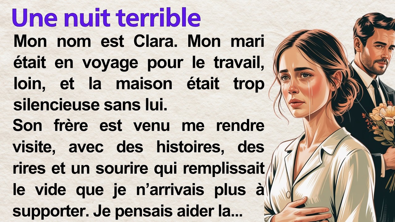 I’m Pregnant by My Husband’s Brother 😢 | Emotional French Story (A1–A2) | Frenchy Tales