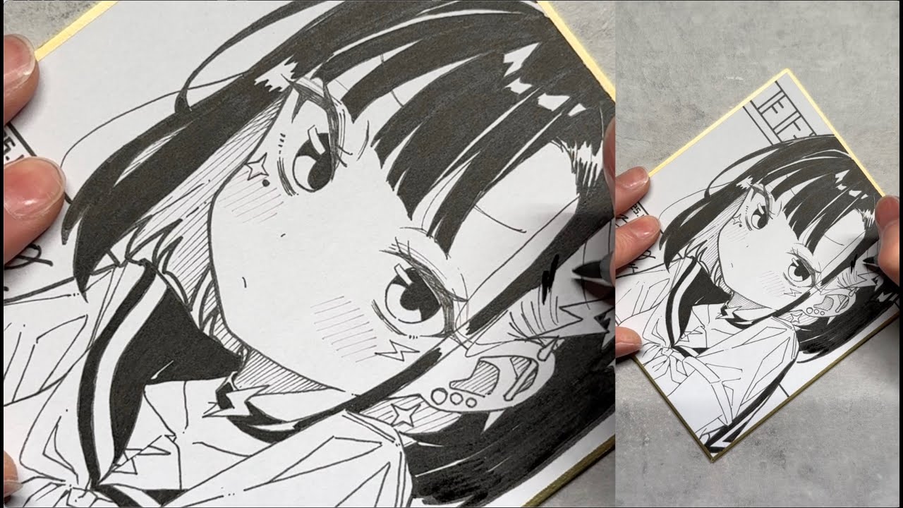 ⚡️コピックでアナログ原画を描くので一緒に絵を描こう✍🏻 / DRAWING