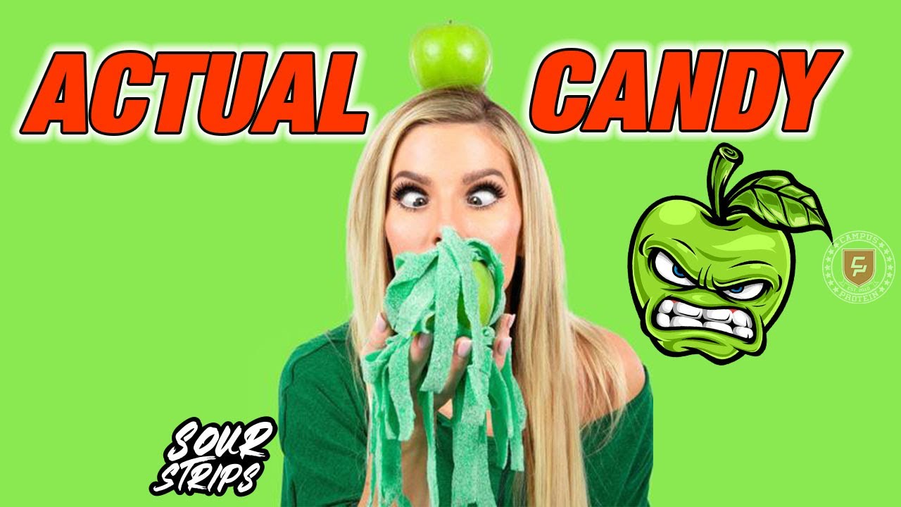 Honest Product Review Sour Strips Candy (Green Apple) YouTube