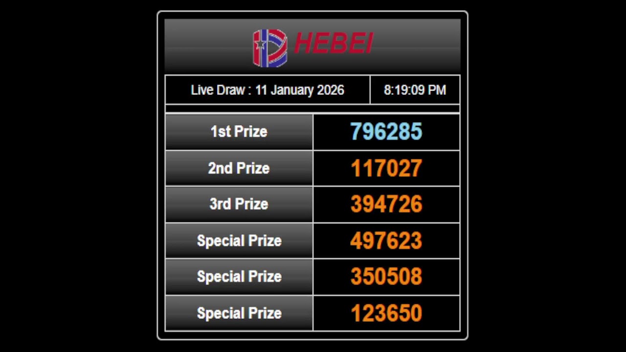 Live Stream LIVE DRAW HEBEI