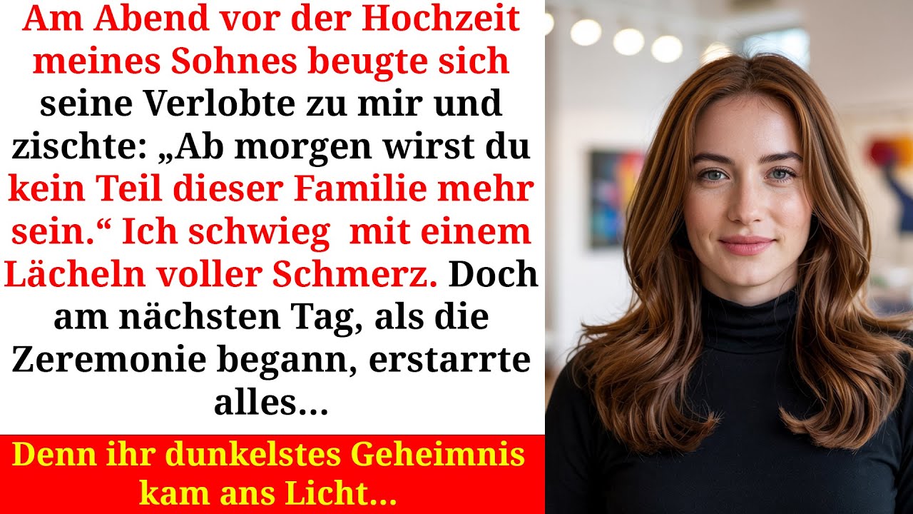 Die Hochzeit meines Sohnes und das dunkle Geheimnis, das alles zerstörte.