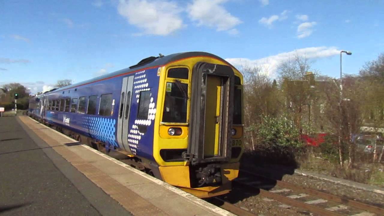 Scotrail 158870 Departing Kirkcaldy for Dundee YouTube