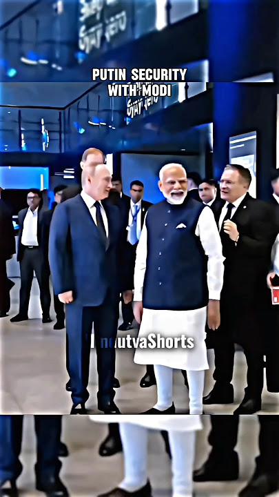 Putin Security With Modi #respect #putin #modi #sigma #shorts